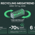 Infographic of Battery Recycling Market Growth (70T KRW) and SungEel HiTech Strategic Advantage